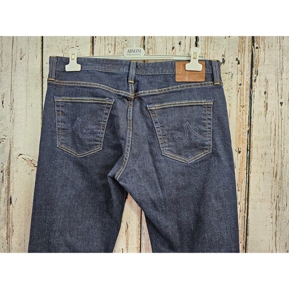 AG ADRIANO GOLDSCHMIED 36x34 The Protoge Straight Leg Denim Blue Jeans - Picture 8 of 15